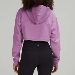 NWOT Lululemon All Yours Cropped Hoodie Wisteria Purple Size 2